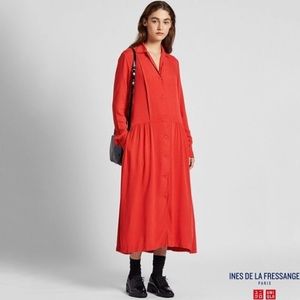Uniqlo Ines de la Fressange Drop-Waist Maxi Dress